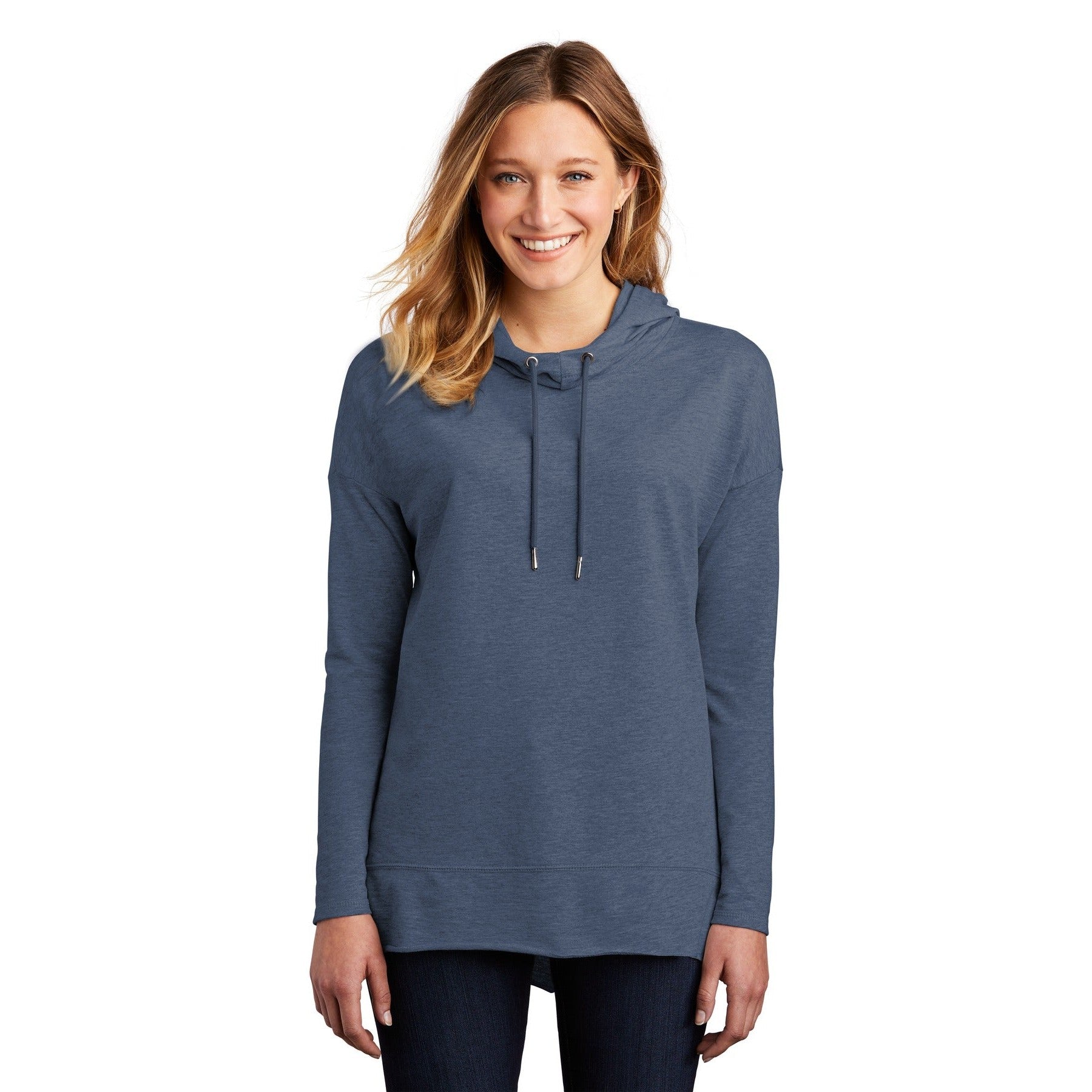 District-District ® Women's Featherweight French Terry ™ Hoodie DT671-MedTech-6